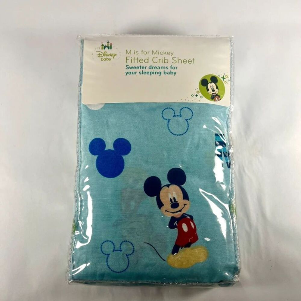 Disney Baby - M is for Micke - Fitted Crib Sheet